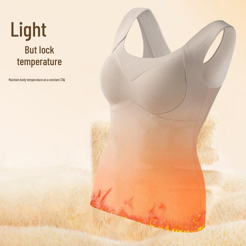 Women's Thermal Camisole with Padded Bra & Silk Blend