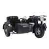 Vintage Dreirad Motorrad Modell Desktop Heimdeko Simulation Retro Dreirad mit Seitenwagen