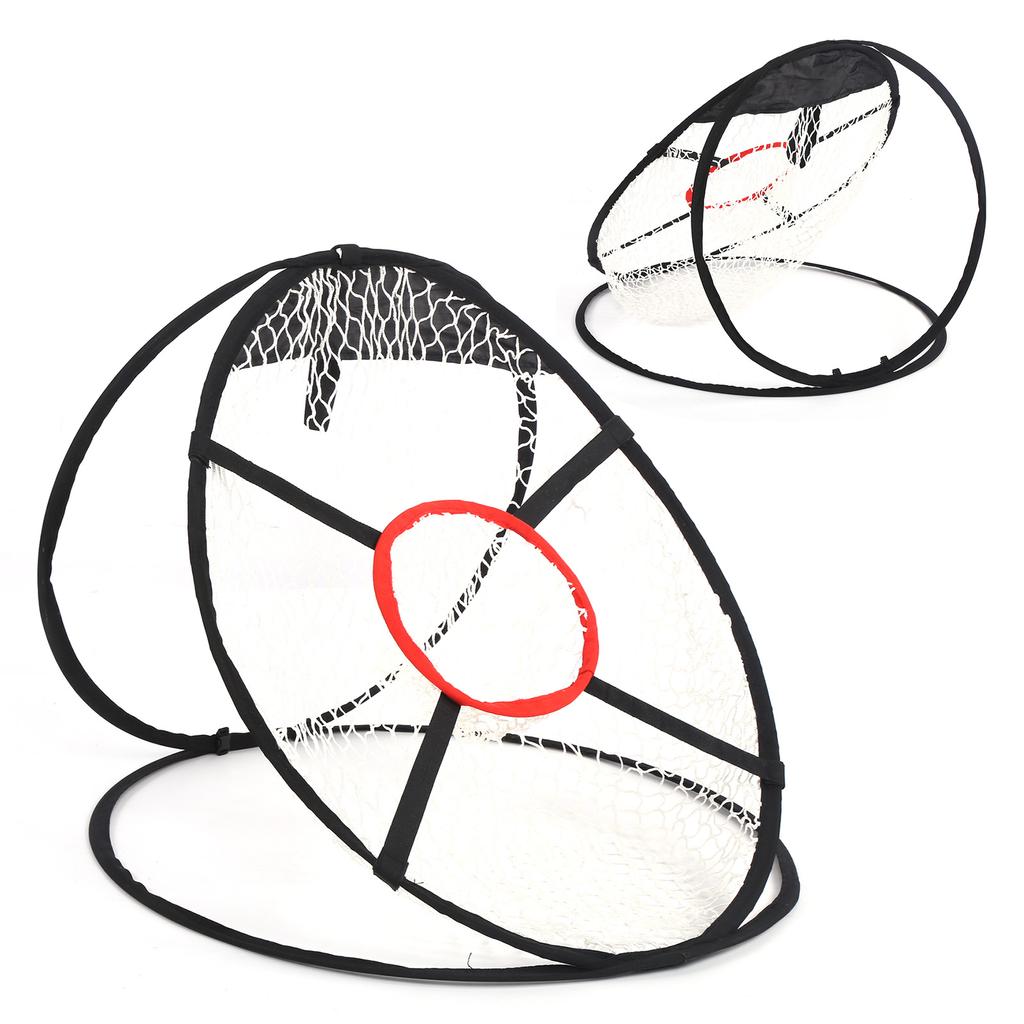 Golf Practice Cutting Rod Net Hitting Chipping Practice Cages Mats for Indoor Outdoor Use