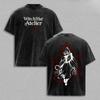 Anime Witch Hat Atelier Qifrey Printed Tee Men Women Washed Cotton T-shirts Short Sleeve Retro T Shirt Harajuku Oversized Tshirt