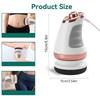 5-Head Full-Body Relaxation Massager with 3 Washable Massage Heads for Waist, Abdomen, Legs, Arms, and Buttocks