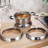 1Pcs Stainless Steel Wok Ring Pot Holder Gas Stove Rack Heat Insulation Cooking Support Stand Kitchen Accessories