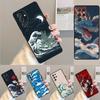 Japanese Wave Anime Dragon Silicone Phone Case For Samsung Galaxy Note 10 Pro S26 S25 S24 S23 S22 S21 Plus S25Ultra Capa Cover