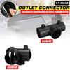 Adjustable Air Vent Ducting Valve Flap Outlet Joiner Open Regulatin Exhaust Pipe  For Car