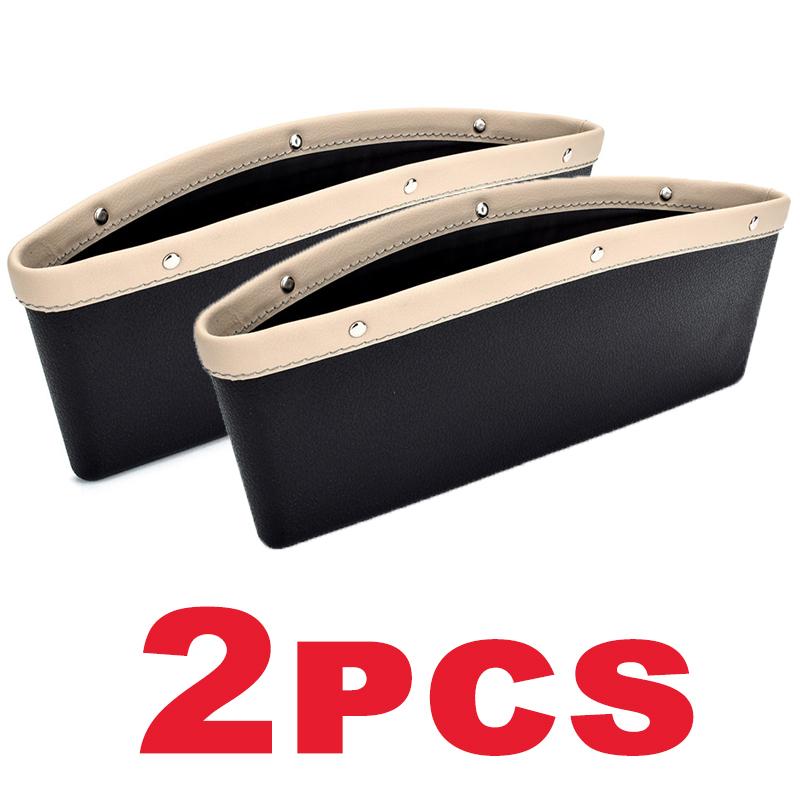Car Seat Slit Gap Organizer Key/Phone/Co Storage Pocket Car Interior Sundries Bag Pouch Auto Driver Seat Catcher Phone Holder