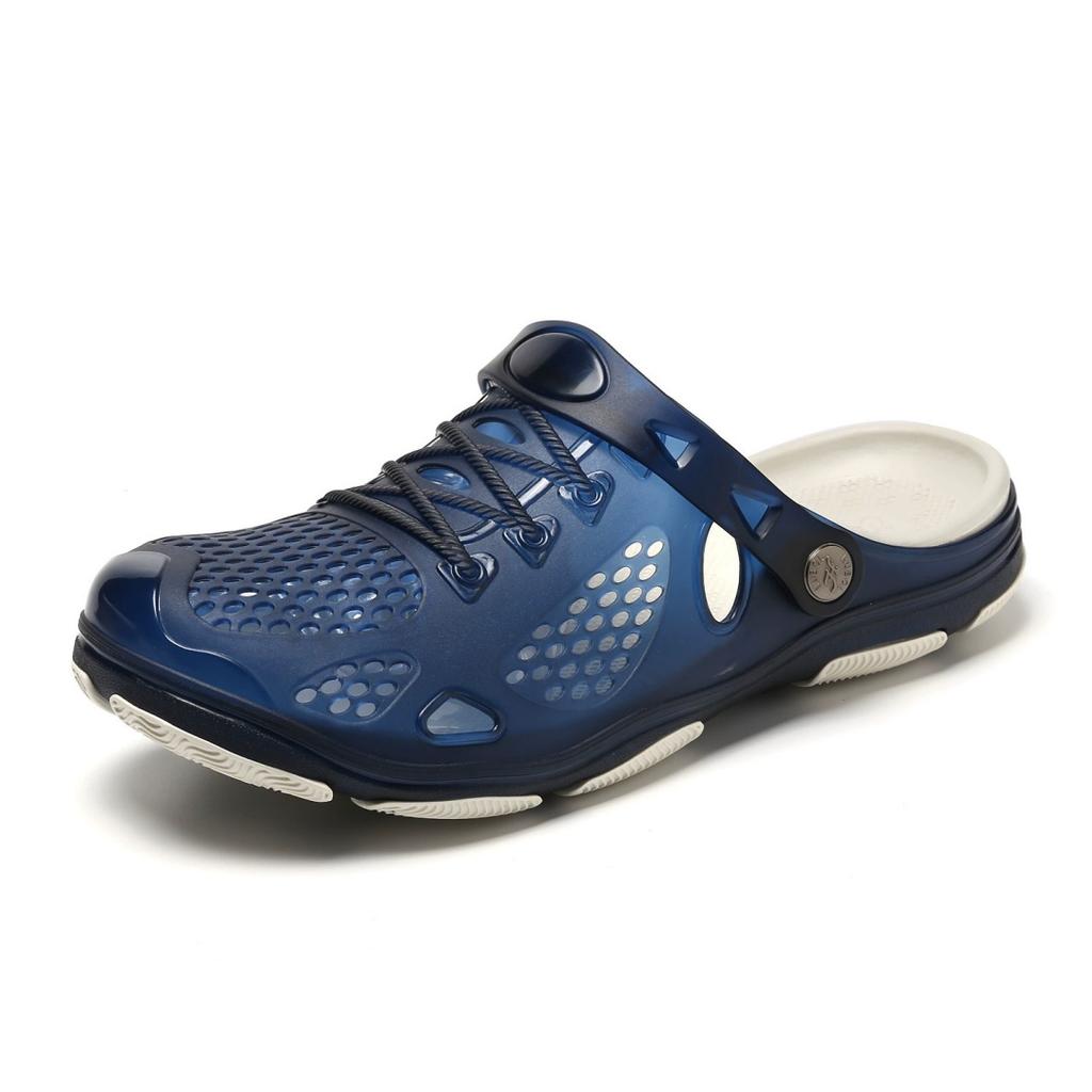 Summer Breathable Hole Shoes Men's Outdoor Beach Shoes Non-slip Upstream Slippers Men's Sandals