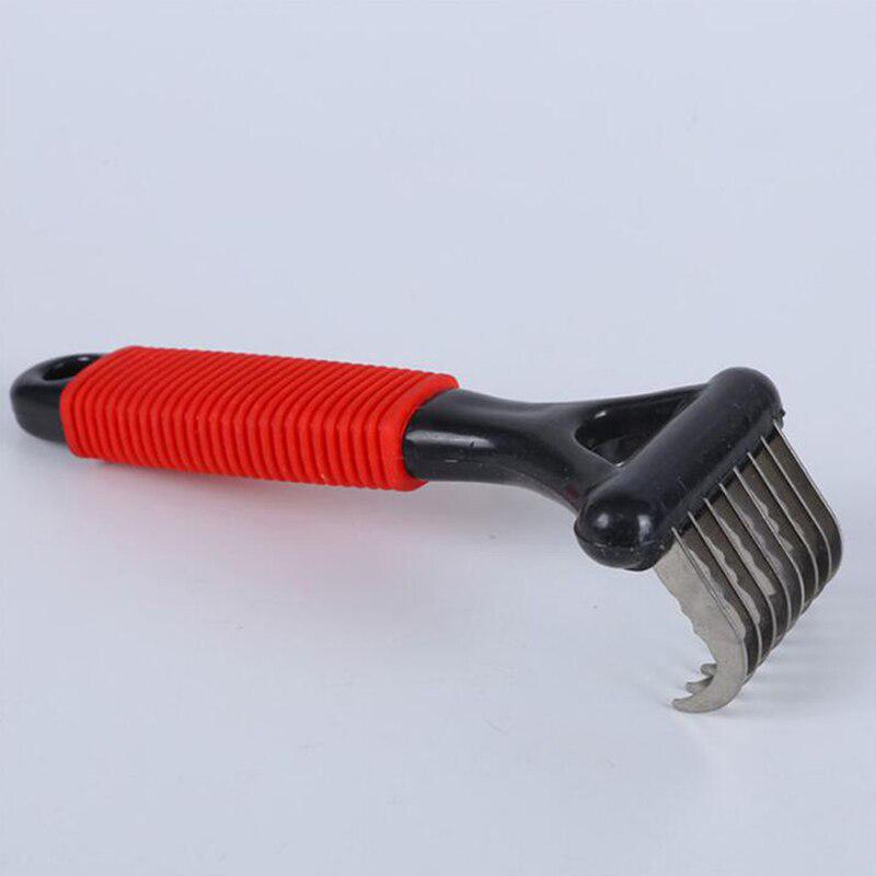 Comb Professional Grooming Tool Pet Rake for Dogs Cats Best In Removing Undercoat Mats