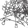 Stainless Steel Fishing Snap Swivels - Pack of 50