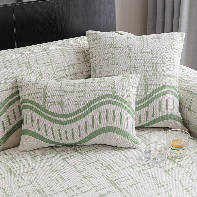 Ice Silk Sofa Cushion Summer Simple Modern Non-Slip Mat Cushion  New Summer Cool Sofa Cover Towel