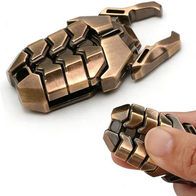 7JI Fidget EDC Fidget Estrés Tiempo Regalo de Lujo para Adultos y Regalo de Navidad Juguete con Forma de Escarabajo, Cubo, Alivio, Matador, Hombres,