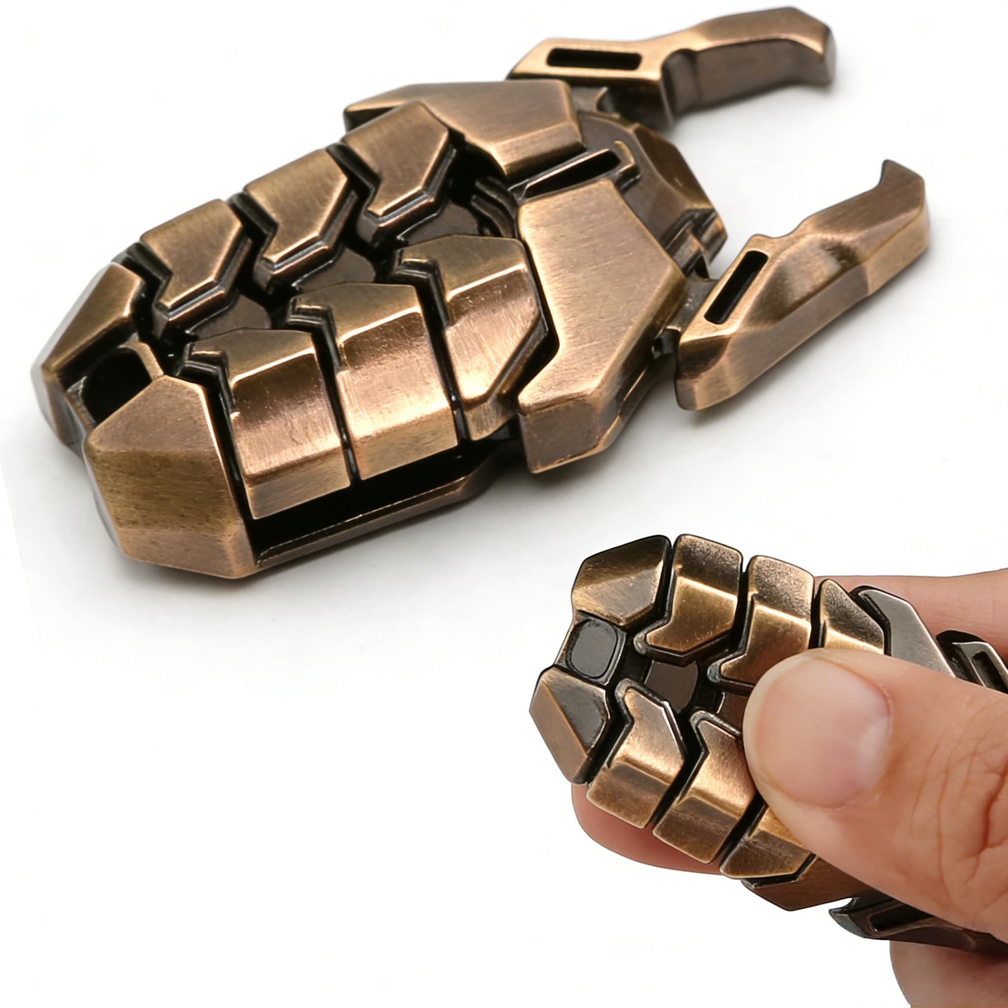 

7JI Fidget EDC Fidget Stress Time Luxury Gift for Adults and Christmas Present Beetle-Shaped Toy, Cube, Relief, Killer, Men,