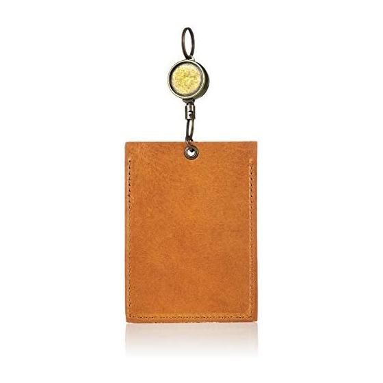 

[Naniwa Leather] Tochigi Leather Pass Case (with reel)