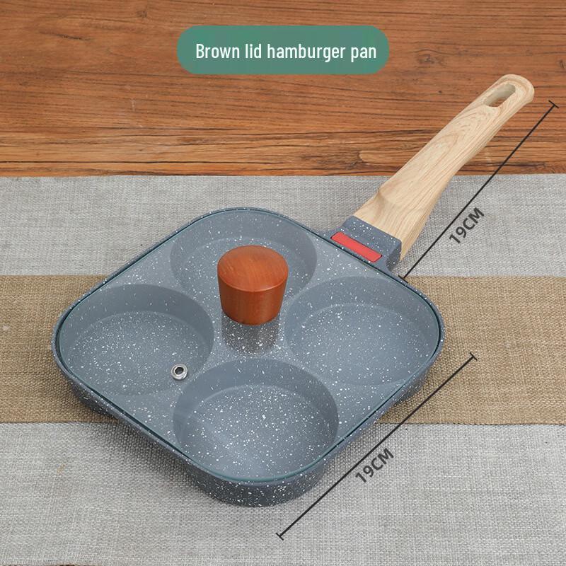 VSTA Non-Stick Maifan Stone 4-Hole Egg & Burger Frying Pan