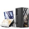 Samsung Z Fold7 5G Leather Flip Case with Glass Painting & Pen Slot
