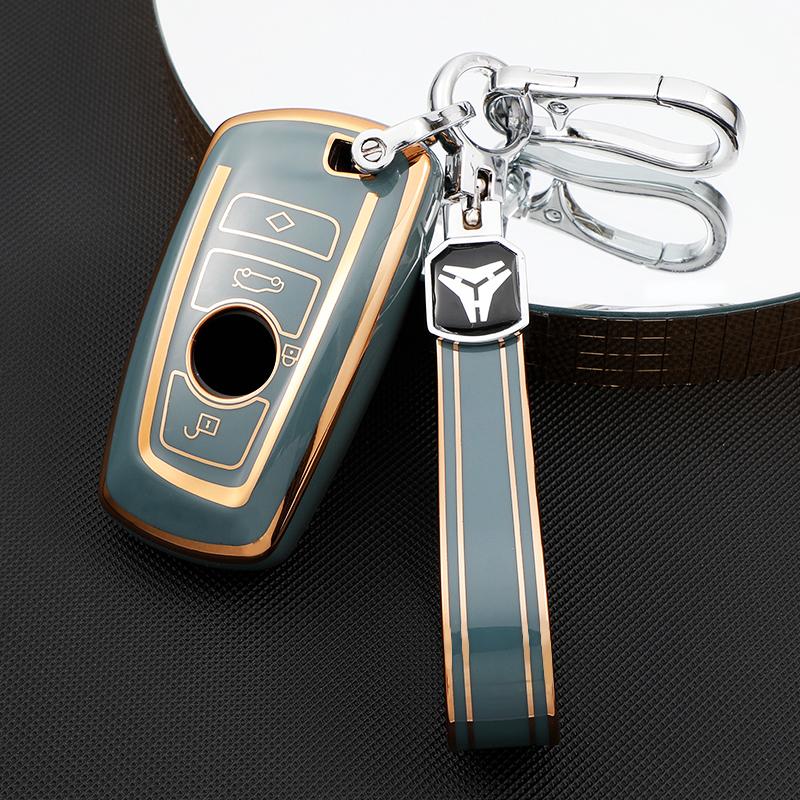 TPU Car Key Case For BMW 1 3 5 7 Series X1 X3 X4 X5 F10 F15 F16 F20 F30 F18 F25 M3 M4 E34 Key Cover Protector Auto Accessories
