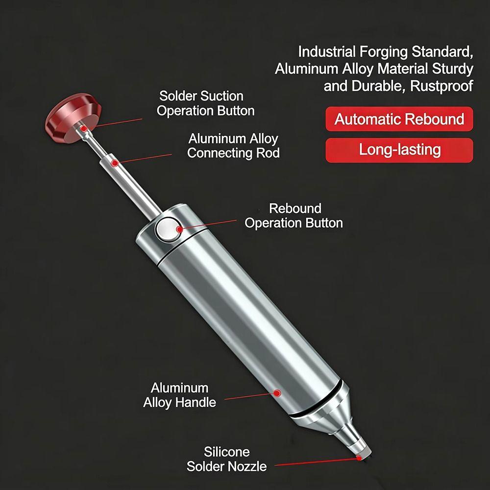 Anti-Skid Tin Absorber Desoldering Pump Tin Remover Large Solder Sucker  Electric Solder Iron