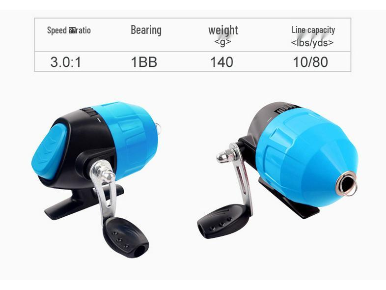 Mládežnická venkovní rybářská sada: Prut pro začátečníky (1,2 m/1,5 m) pro Děti a Teenagery