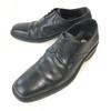 Guy Laroche Leather Plain Toe Shoes [25.5E/Black] Vintage Dress