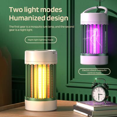 Wiederaufladbare LED Mückenlampe Hochspannungsleistung Warmes Licht Flimmerfrei Sicher in der Anwendung Effektiver elektrischer Mückenlicht-Zapper