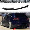 Labio Difusor Spoiler Divisor de Parachoques Trasero Divisores Laterales Traseros Para VW Golf MK5 R32 2005 2006 2007 2008 2009 Labio Difusor Trasero