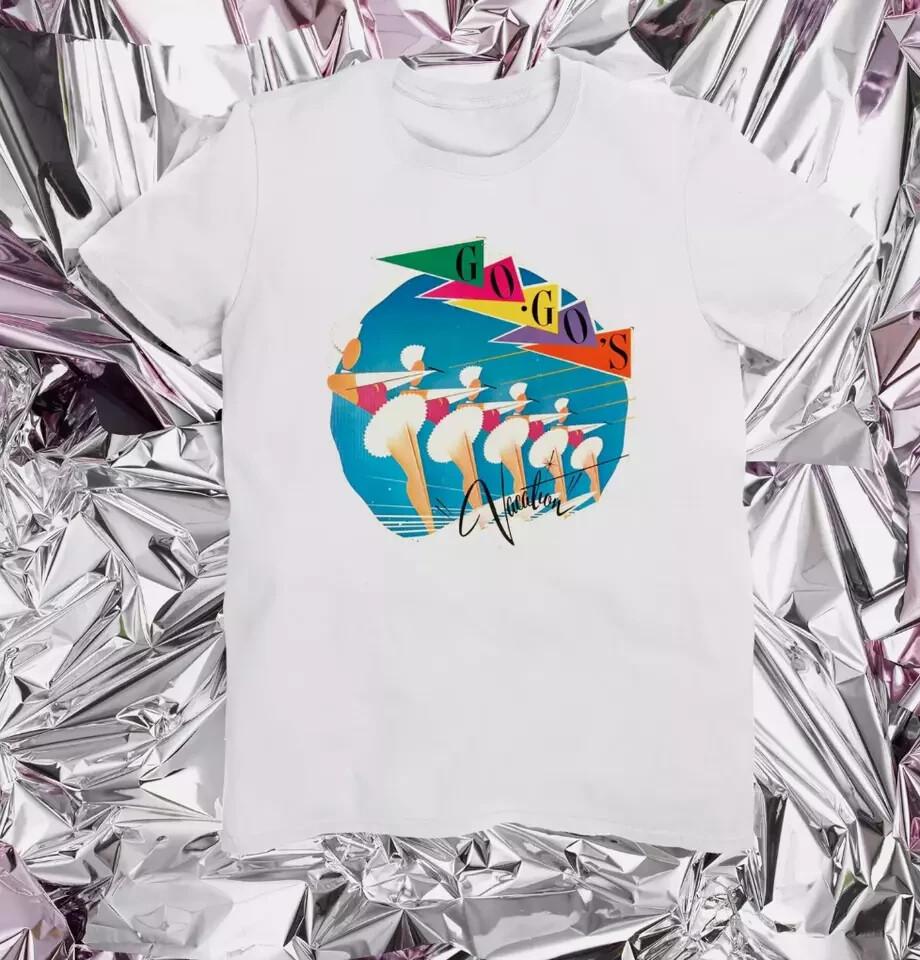 New The Go Gos Vacation White Unisex T-Shirt L