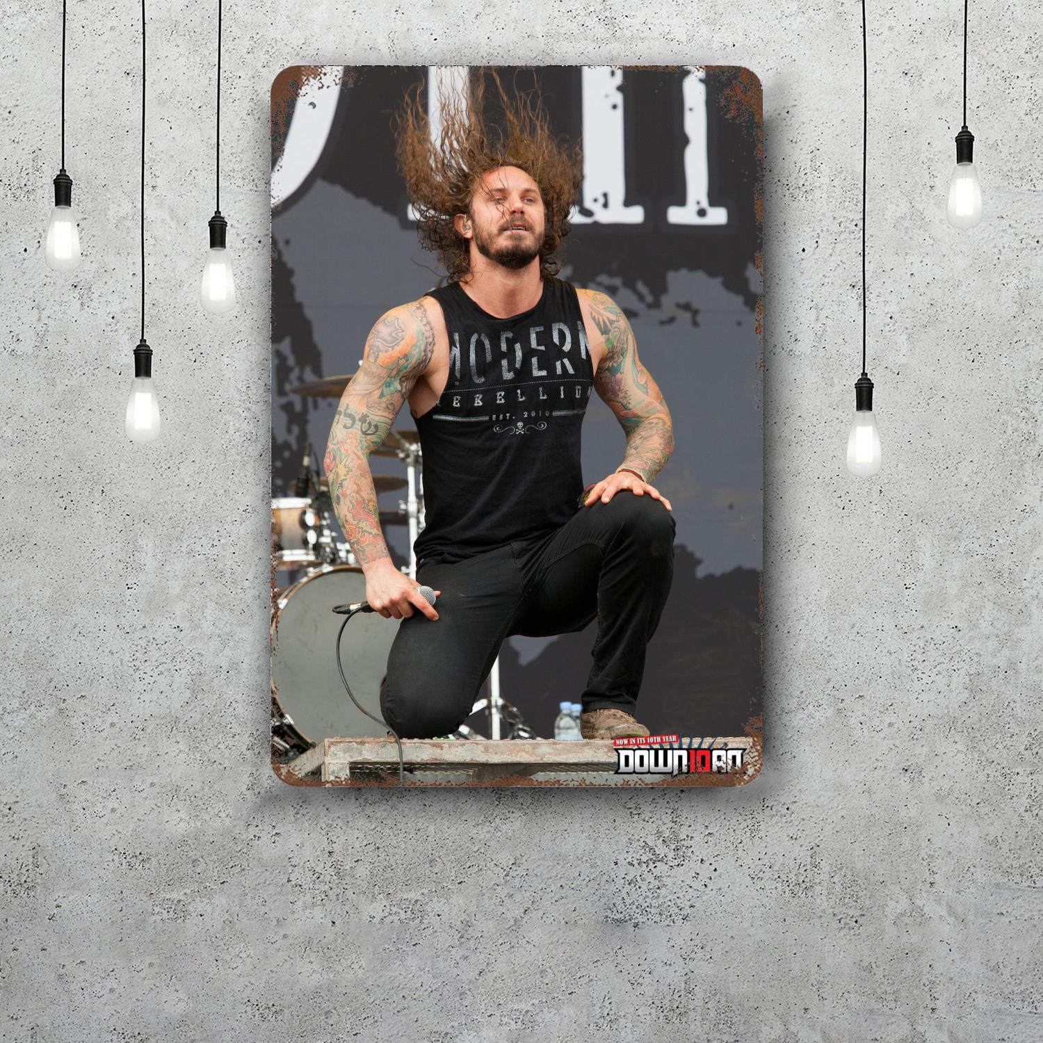 

As I Lay Dying Vintage Metal Tin Signs Posters Decor Retro Metal Plaque Wall Art Decor for Garage Bar 20x30cm（7.8x11.8inch）