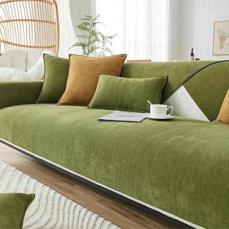 

Chenier Light Luxury High-End Sofa Cushion, Seat Cushion Cover Cloth, Universal Non-Slip All-Inclusive All-Inclusive Sofa Cover Towel 70*70cm