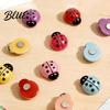 Refrigerator Magnets Decoration 4Pcs 3D Ladybug Magnet Mini Ladybird Resin Fridge Animal Memo Holders Decorative Note Holder for Kitchen Office