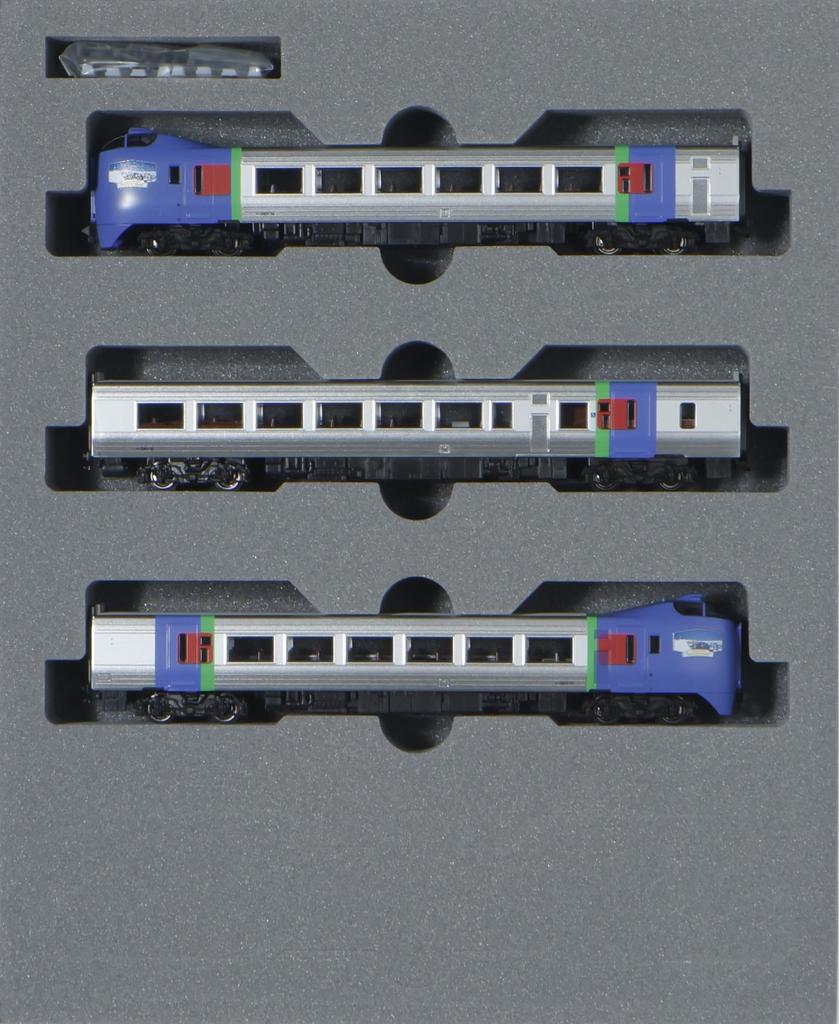 KATO N Gauge Kiha 283 Series Diesel Train Model Okhotsk/Daisetsu 3-Car Set, Asahikawa/Abashiri, 10-1894