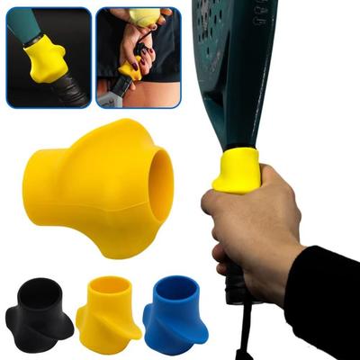 Comfortable Grip Silicone Racket Grip Cover Anti-Slip Racket Grip Correction Device  Padel Training