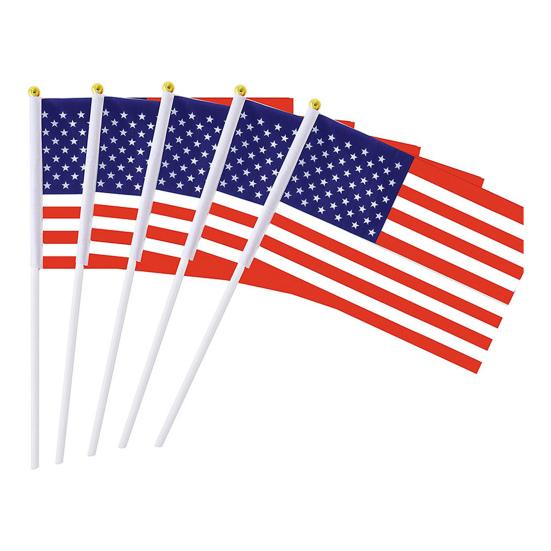 1/5/24Pcs Independence Day Glasses Flag Red Striped White Blue Star Set Pattern Shutter Glasses