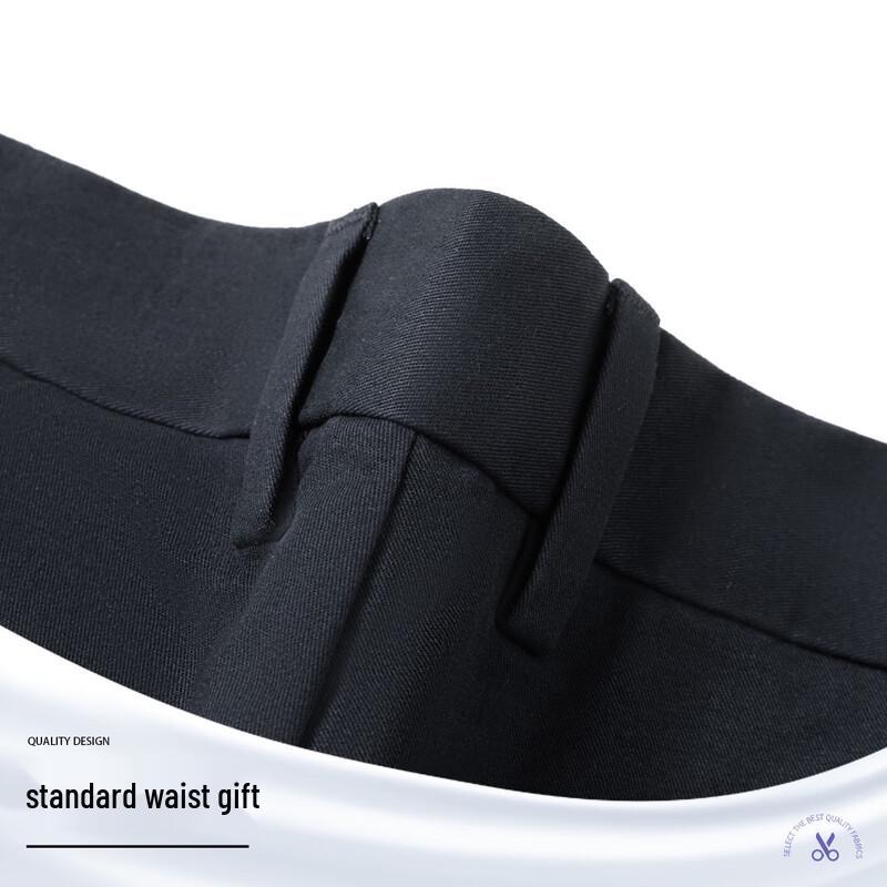 Futing Men's 100% Cotton Straight Leg Casual Business Pants