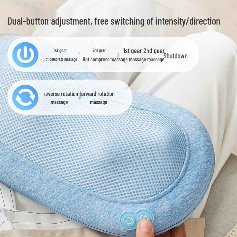 Bear Neck and Shoulder Massage Pillow CN Plug (adapter Included)