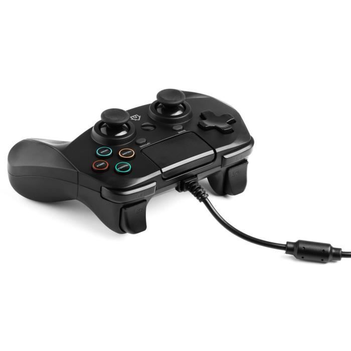 Manette filaire pad 4s snakebyte pour ps4 3 mètres noire - snakebyte - pad 4s - filaire - vibration - ps4