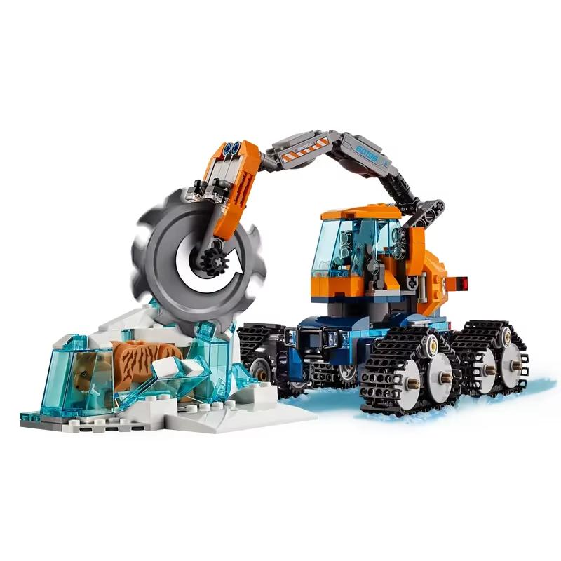 Compatible Sets City Series Building Blocks Arctic Supply Plane Crawler Icebreaker Car Children's Toys Gift