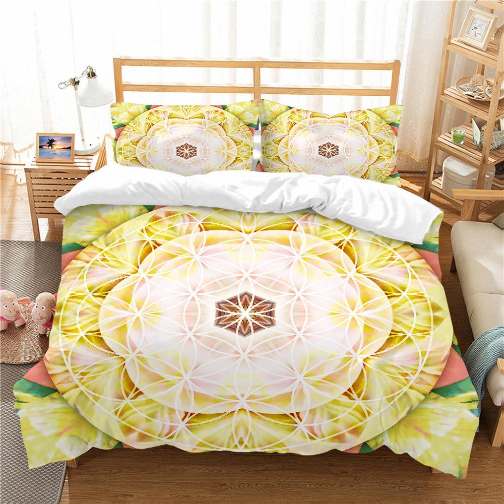 Bohemian 3D Digital Printing Bedding Two Three Piece Set Polyester