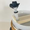 Cowboy Hat Straw Cover Cap For Tumbler Cup 30&40 Oz 10Mm Cowgirl Hat Silicone Straw Topper Protector Lid