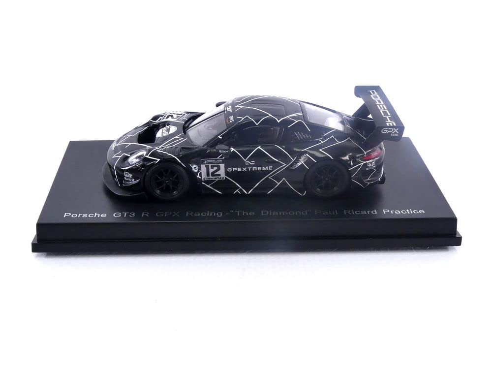 Spark Porsche GT3 R GPX Racing Richards Practice Car 1/64 #12 "The Diamond" P.