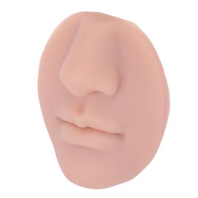 5D Silikon Nasen-Mund-Modell Weich Simulierend Lippenpiercing Übungsmodell für Schmuckausstellung Lehre