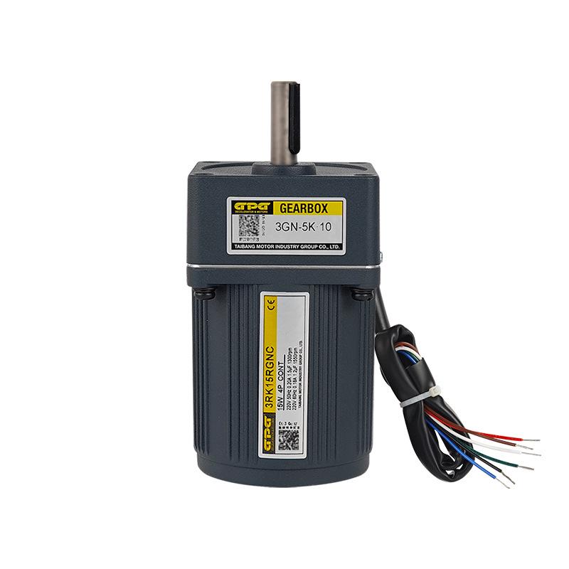 GPG Taibang 15W Adjustable/Reversible Gear Reduction Motor, Forward/Reverse, 3RK15GNC/3RK20GN-C