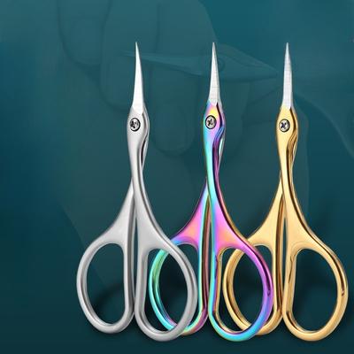 1 Pieza Nuevas Tijeras de Acero Inoxidable para Piel Muerta Delantera, Tijeras Profesionales para Recortar Piel Muerta para Técnico de Uñas, Tijeras Especiales para Arte de Uñas