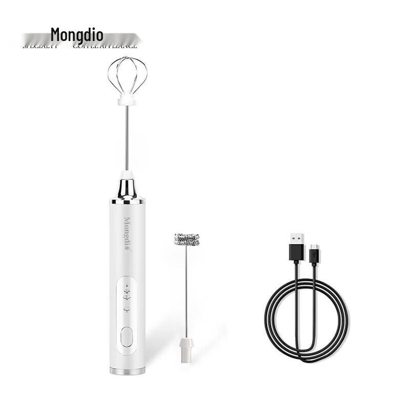 

Mongdio Electric Handheld Milk Frother & Mixer