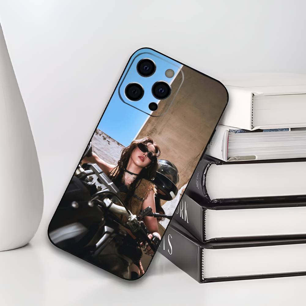 POP K-Ka-rina Phone Case For IPhone 17,16,15,14,13,12,11,Plus,Pro,Max,Plus,XS,soft case Black silicone iPhone13PROMAX