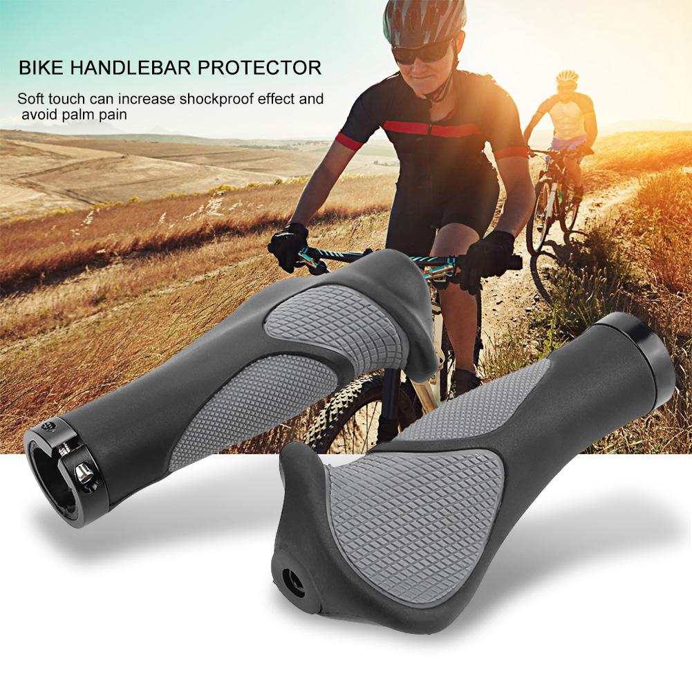1 Pair Anti Slip Ergonomic Handlebar Grips Protector for Bicycle Mountain Bike (#2)