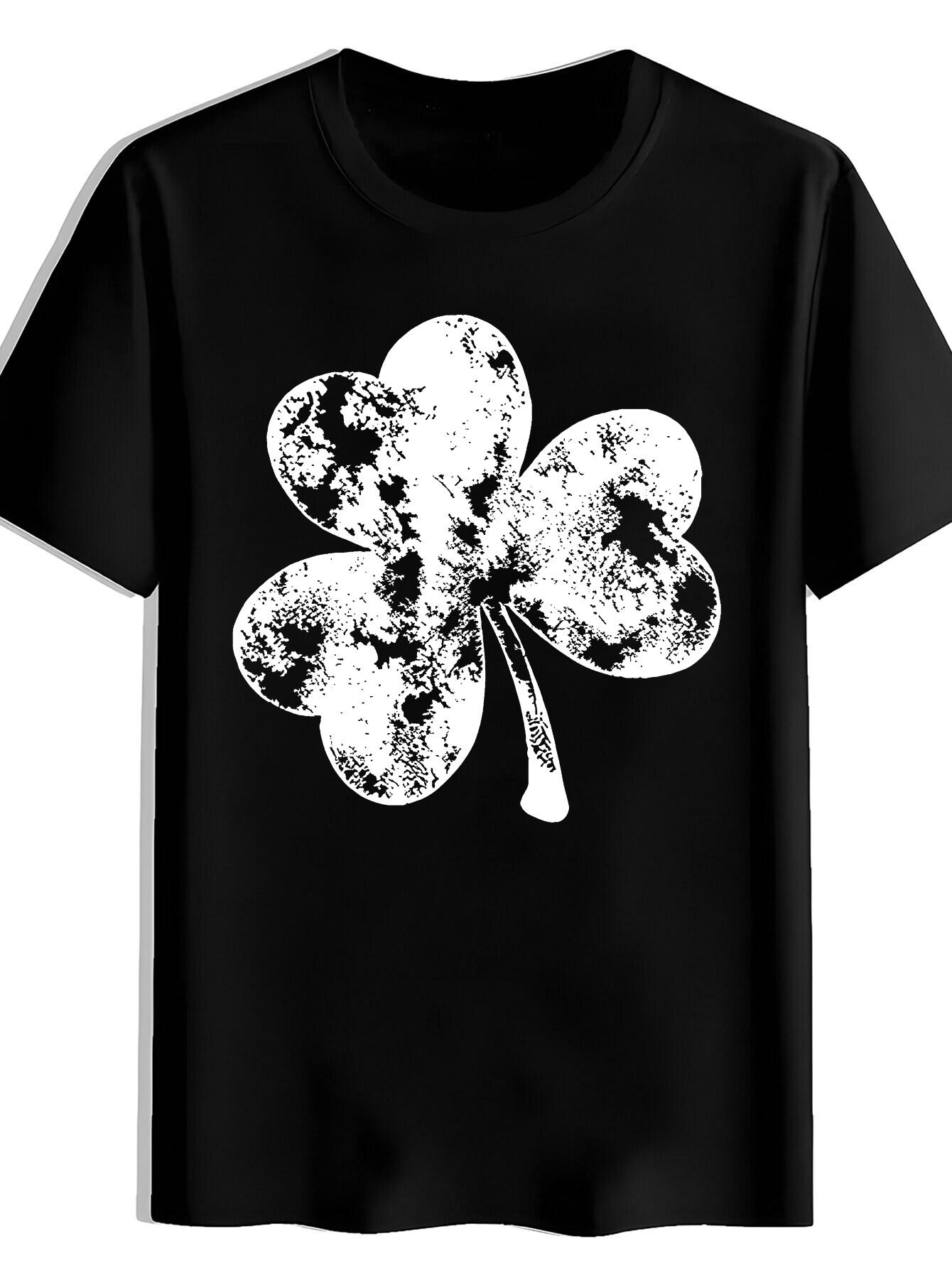 T-shirt Four-Leaf Clover Striped Print | Summer XS