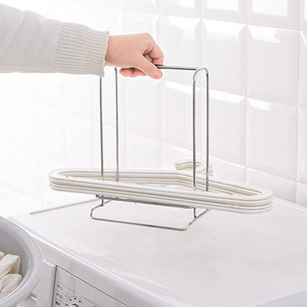 Stainless Steel Hanger Stacker Rack Large Capacity Clothes Hanger Holder  For Home Laundry Closet