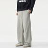 American trendy brand versatile elastic waist scimitar design sweatpants men's trend loose wide-leg sports casual long pants