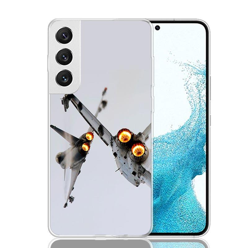 Aircraft Airplane Cool Phone Case For Samsung Galaxy S26 Ultra S23 S24 S25 Edge S20 FE S21 S22 Plus Soft Print Shell Cover Funda