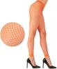 Neon Orange Fishnet Leggings
