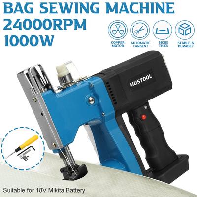 Cordless Electric Sewing Machine Portable Automatic Packaging Agriculture Textile Industry Woven Bag Mini Sealing Machine